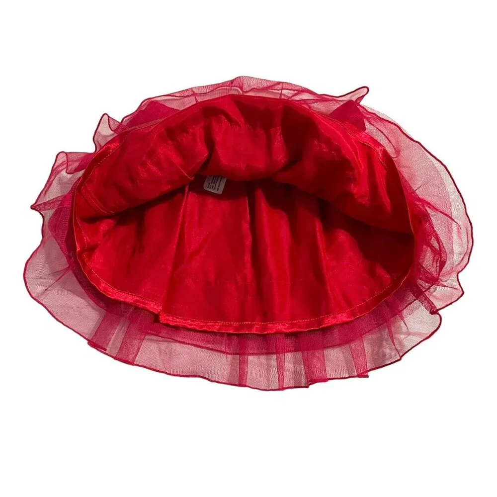 Baby Gap 12-18m Red Heart Tulle Skirt